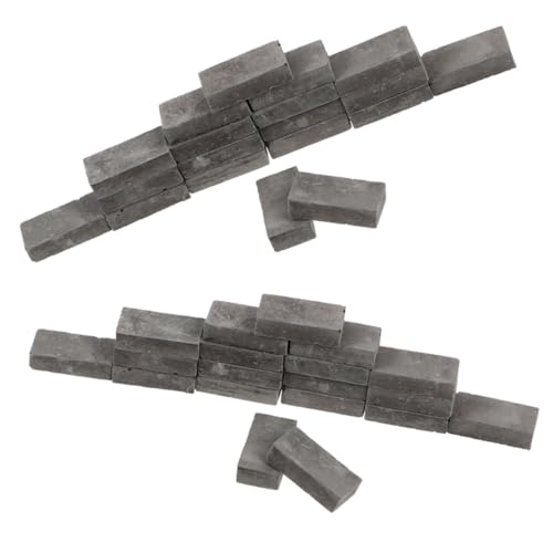 Supvox 50 Stück Maßstab Realistische Rechteckige Modellziegel für DIY Sandtisch Landschaftsbau Handliche Bausteine für Puppenhaus und Bastelprojekte Supvox 50 Stück Maßstab Realistische Rechteckige Modellziegel für DIY Sandtisch Landschaftsbau Handliche Bausteine für Puppenhaus und Bastelprojekte von Supvox