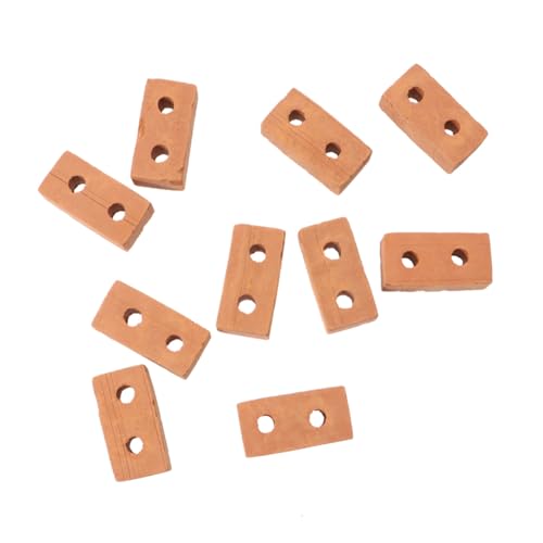 Supvox 50 Stück Teiliges Miniatur Rotziegel Modell DIY Sandtisch Zubehör Keramik Nachbildung Kreative Bausteine für Garten Architektur Dekoration für Erwachsene Supvox 50 Stück Teiliges Miniatur Rotziegel Modell DIY Sandtisch Zubehör Keramik Nachbildung Kreative Bausteine für Garten Architektur Dekoration für Erwachsene von Supvox