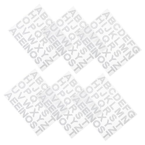 Supvox 6blätter Strasssteine Zum Aufkleben Selbstklebende Strasssticker Glitzerbuchstabensticker DIY Dekosticker Für Kleidung Taschen Hochwertige Acrylstrasssteine Selbstklebende Supvox 6blätter Strasssteine Zum Aufkleben Selbstklebende Strasssticker Glitzerbuchstabensticker DIY Dekosticker Für Kleidung Taschen Hochwertige Acrylstrasssteine Selbstklebende von Supvox