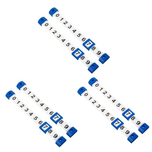 Supvox 6 STK Tischfußballtorschütze Punktemarker Partiturmarkierungsgerät Punktezähler für Tischspiele Torwart beim Tischfußball Ritzeinheit Gerät Tennis-Ergebniswart Scores-Gerät Plastik von Supvox