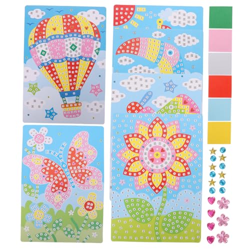 Supvox 6 Stück Teiliges Puzzle Sticker Cartoon zum Fördern von Feinmotorik Beobachtungsgabe und Kooperation Bunte DIY Puzzle Aufkleber für Vorschulkinder und Eltern Junge Mädchen Spiele Supvox 6 Stück Teiliges Puzzle Sticker Cartoon zum Fördern von Feinmotorik Beobachtungsgabe und Kooperation Bunte DIY Puzzle Aufkleber für Vorschulkinder und Eltern Junge Mädchen Spiele von Supvox