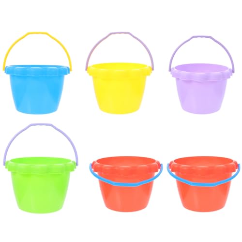 Supvox 6 Stück Teiliges Sandspielzeug Strand Eimer Sandgraben Buckets für Strandspiele Familien Vielseitig als Wassereimer und Aufbewahrungsspielzeug Supvox 6 Stück Teiliges Sandspielzeug Strand Eimer Sandgraben Buckets für Strandspiele Familien Vielseitig als Wassereimer und Aufbewahrungsspielzeug von Supvox