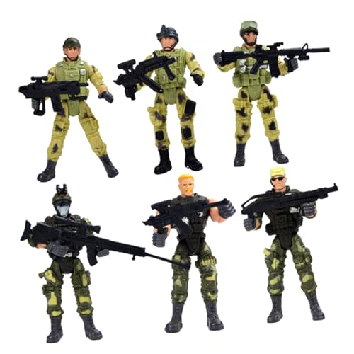 Supvox 6 Stück Teiliges Special Forces aus Kunststoff Interaktive Militärsoldaten Modelle mit Verschiedenen Posen Pädagogisch für Ab Jahren Fördert Hand Auge koordination und Fantasie Supvox 6 Stück Teiliges Special Forces aus Kunststoff Interaktive Militärsoldaten Modelle mit Verschiedenen Posen Pädagogisch für Ab Jahren Fördert Hand Auge koordination und Fantasie von Supvox