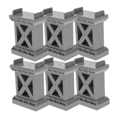Supvox Holzeisenbahn Brückenstützen 6 Stücke Spielzeug Zubehör für Kinder Stabile Unterstützung für Eisenbahnbrücken Kompatibel mit Gängigen Gleisen Erhöhung für Modelleisenbahnen Supvox Holzeisenbahn Brückenstützen 6 Stücke Spielzeug Zubehör für Kinder Stabile Unterstützung für Eisenbahnbrücken Kompatibel mit Gängigen Gleisen Erhöhung für Modelleisenbahnen von Supvox
