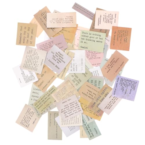 Supvox 60 Stück Teiliges Vintage Scrapbook Sticker mit Inspirierenden Zitaten Selbstklebend für DIY Bastelprojekte Notizbücher Kalender Geschenke und Kreative Dekoration Supvox 60 Stück Teiliges Vintage Scrapbook Sticker mit Inspirierenden Zitaten Selbstklebend für DIY Bastelprojekte Notizbücher Kalender Geschenke und Kreative Dekoration von Supvox