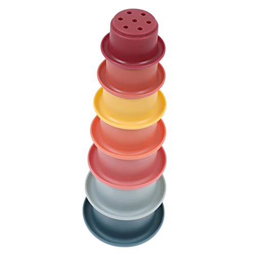 Supvox 7 Stück Teiliges Badespielzeug aus Lebensmittelechtem Silikon Bunte Stapelbare Becher als und Lernspielzeug Fördert Motorische Fähigkeiten und Kreatives im Bad Supvox 7 Stück Teiliges Badespielzeug aus Lebensmittelechtem Silikon Bunte Stapelbare Becher als und Lernspielzeug Fördert Motorische Fähigkeiten und Kreatives im Bad von Supvox