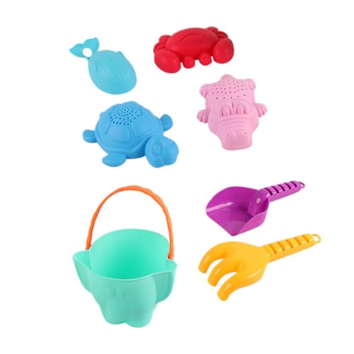 Supvox 7 Stück Teiliges Sandspielzeug Set für Leichtes Langlebiges Strandspielzeug aus Hochwertigem Material mit Sandförmchen und Schaufeln Fördert Fantasie und Zufällige Farbe Supvox 7 Stück Teiliges Sandspielzeug Set für Leichtes Langlebiges Strandspielzeug aus Hochwertigem Material mit Sandförmchen und Schaufeln Fördert Fantasie und Zufällige Farbe von Supvox