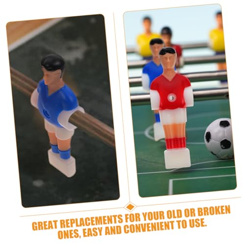 Supvox 8 Stück Teiliges Ersatzspieler Figuren aus Harz Robuste Kicker Puppen in Rot und Blau Präzise Spielfiguren für Fußballtisch Zubehör Langlebige Foosball Athleten Ersatzteile Supvox 8 Stück Teiliges Ersatzspieler Figuren aus Harz Robuste Kicker Puppen in Rot und Blau Präzise Spielfiguren für Fußballtisch Zubehör Langlebige Foosball Athleten Ersatzteile von Supvox