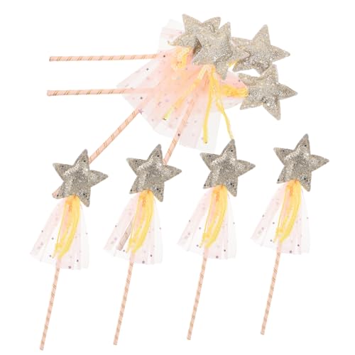 Supvox 8stücke Feenstäbe Für Junge Mädchen Mit Sternformen Und Glitzer Dekorativer Prinzessinnenstab Für Party-Cosplay Und Geburtstagsfeiern Supvox 8stücke Feenstäbe Für Junge Mädchen Mit Sternformen Und Glitzer Dekorativer Prinzessinnenstab Für Party-Cosplay Und Geburtstagsfeiern von Supvox
