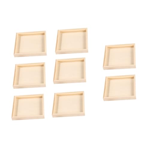Supvox 8 Stück Teiliges Holztablett für Puzzles Robuste Aufbewahrungsschalen aus Naturholz Sichere Oberfläche Praktische Organizer für Spielzeugwürfel Umweltfreundlich und Handschonend Supvox 8 Stück Teiliges Holztablett für Puzzles Robuste Aufbewahrungsschalen aus Naturholz Sichere Oberfläche Praktische Organizer für Spielzeugwürfel Umweltfreundlich und Handschonend von Supvox
