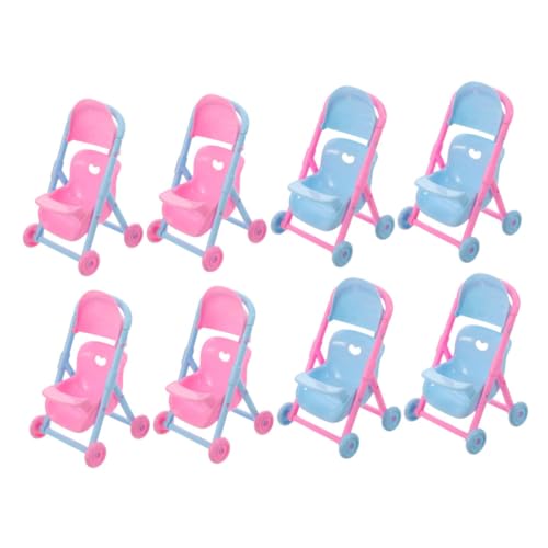 Supvox 8 Stück Teiliges Miniatur Puppenwagen aus Robustem Kunststoff Detailgetreu Gestaltete für Puppenhaus Zubehör Kompakt und Tragbar für Drinnen und Draußen für Rollenspiele Supvox 8 Stück Teiliges Miniatur Puppenwagen aus Robustem Kunststoff Detailgetreu Gestaltete für Puppenhaus Zubehör Kompakt und Tragbar für Drinnen und Draußen für Rollenspiele von Supvox
