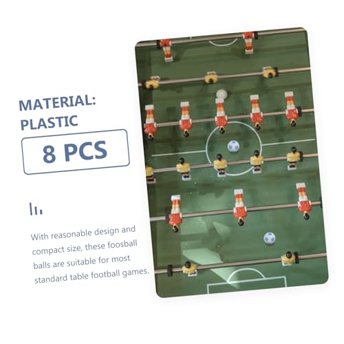 Supvox 8 Stück Teiliges Tischfußball Bälle Kugeln Ersatz für Standard Tischkicker Leise und Robust Geeignet für Tischfußball Spiele und Partybedarf Supvox 8 Stück Teiliges Tischfußball Bälle Kugeln Ersatz für Standard Tischkicker Leise und Robust Geeignet für Tischfußball Spiele und Partybedarf von Supvox