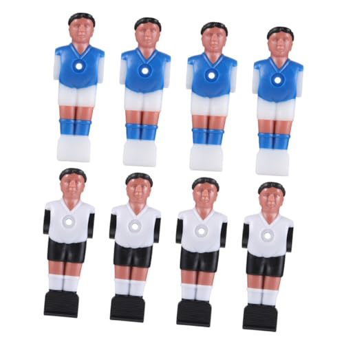 Supvox 8St Tischfußballpuppe Teile für Fußballtische Ersatz Fußball Puppenteile Puppenfußball Tischfußball Figuren Tischfußball Spieler Kickermann Ersatz Kickertisch Teile tauschen Harz von Supvox