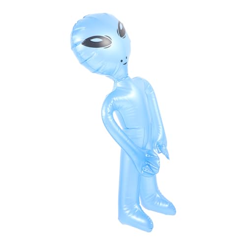 Supvox Alien-ballon Jumbo-alien Aufblasen Sie Alien-blau in Die Weltraumballon Aufblasbarer Außerirdischer Neuheit Alien-spielzeug Weht Ufo-folienballons Alien Pvc von Supvox