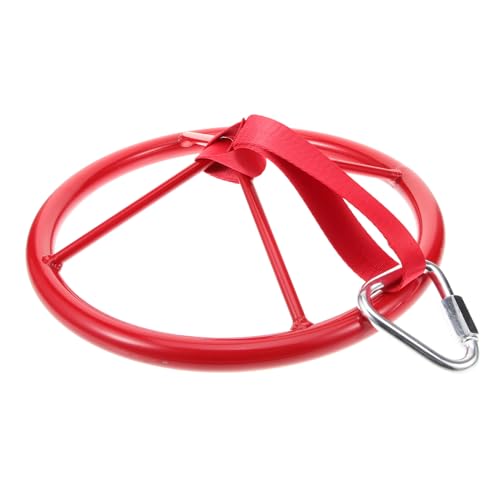 Supvox Armkrafttrainingscheibe Turnringe Hängender Turnring Lenkrad Hängt Hängerad Für Fitnessring Indoor-Ring Für Trainingsringe Für Eisen Rot Supvox Armkrafttrainingscheibe Turnringe Hängender Turnring Lenkrad Hängt Hängerad Für Fitnessring Indoor-Ring Für Trainingsringe Für Eisen Rot von Supvox