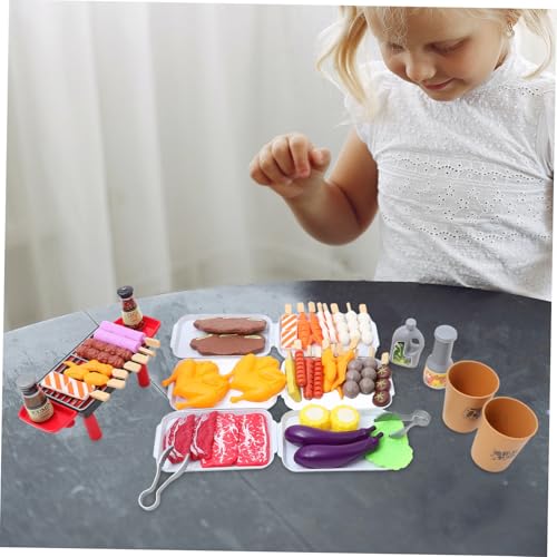 Supvox BBQ Grill Spielset aus Abs Simuliertes Küchenspielzeug mit Realistischem Rauch Sicher und Geruchsfrei Kreatives Rollenspiel für Jungen und Mädchen zum Nachkochen und Grillen Supvox BBQ Grill Spielset aus Abs Simuliertes Küchenspielzeug mit Realistischem Rauch Sicher und Geruchsfrei Kreatives Rollenspiel für Jungen und Mädchen zum Nachkochen und Grillen von Supvox