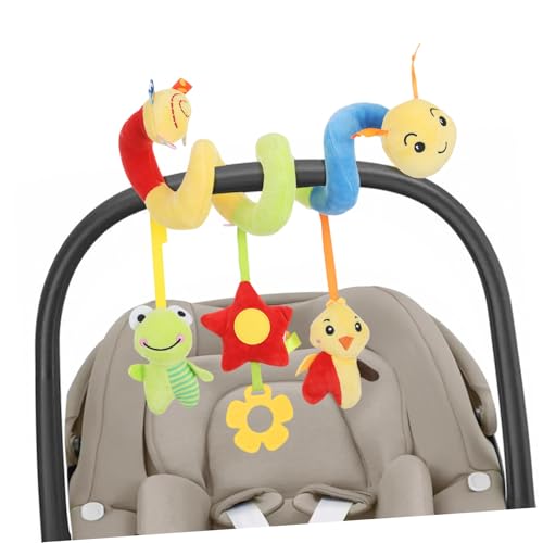Supvox Babywagen Spirale Plüschtier mit Rassel Vielseitig Einsetzbar für Kinderbett Buggy und Autositz Leicht Robust und Einfach zu Befestigen Fördert Eltern Junge Mädchen interaktion Supvox Babywagen Spirale Plüschtier mit Rassel Vielseitig Einsetzbar für Kinderbett Buggy und Autositz Leicht Robust und Einfach zu Befestigen Fördert Eltern Junge Mädchen interaktion von Supvox