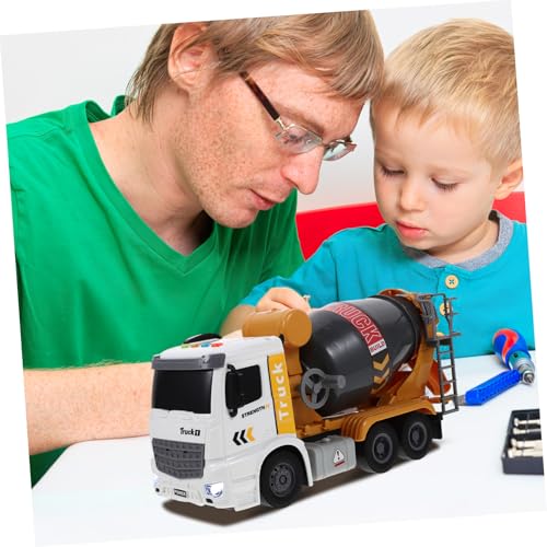 Supvox Baufahrzeug Spielset mit Licht und Musik Mischwagen mit Schwungradfunktion Langlebiges Konstruktionsfahrzeug Sicher für Jungen und Mädchen für Geburtstage und Feiertage Supvox Baufahrzeug Spielset mit Licht und Musik Mischwagen mit Schwungradfunktion Langlebiges Konstruktionsfahrzeug Sicher für Jungen und Mädchen für Geburtstage und Feiertage von Supvox