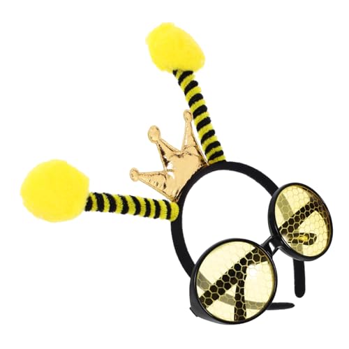 Supvox Bienen Haarreif und Brillen Set Langlebig und Praktisch Bienen Kostüm Zubehör für Erwachsene für Karneval Fasching Mottoparty und Outdoor Events Supvox Bienen Haarreif und Brillen Set Langlebig und Praktisch Bienen Kostüm Zubehör für Erwachsene für Karneval Fasching Mottoparty und Outdoor Events von Supvox