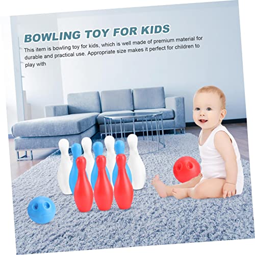 Supvox Bowling Set für Umweltfreundliches Kunststoffspielzeug Interaktives Lernspielzeug zur Motorischer Fähigkeiten Geschenk für Jungen und Mädchen Fördert Körperliche Zufällige Farbe Supvox Bowling Set für Umweltfreundliches Kunststoffspielzeug Interaktives Lernspielzeug zur Motorischer Fähigkeiten Geschenk für Jungen und Mädchen Fördert Körperliche Zufällige Farbe von Supvox