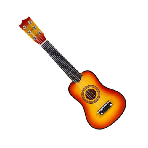 Supvox Bunte Holzgitarre Musikinstrument Pädagogisch Kreativ Langlebig mit Glatter Oberfläche für Mädchen Jungen Supvox Bunte Holzgitarre Musikinstrument Pädagogisch Kreativ Langlebig mit Glatter Oberfläche für Mädchen Jungen von Supvox