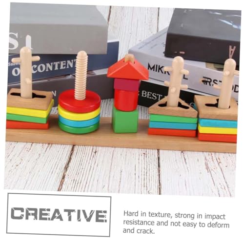 Supvox Buntes Holz Kognitives Lernspielzeug für Ab Jahren Pädagogisches Formensortierspiel Farbenfrohes Montessori Spiel Farben und Formenverständnis Supvox Buntes Holz Kognitives Lernspielzeug für Ab Jahren Pädagogisches Formensortierspiel Farbenfrohes Montessori Spiel Farben und Formenverständnis von Supvox