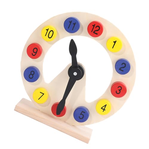 Supvox Buntes Holzspielzeug Lernuhr mit Zahlen Montessori Sortieruhr für Kleinkinder Ab Jahren Pädagogisches Zahlenverständnis und Kognitiver Entwicklung Supvox Buntes Holzspielzeug Lernuhr mit Zahlen Montessori Sortieruhr für Kleinkinder Ab Jahren Pädagogisches Zahlenverständnis und Kognitiver Entwicklung von Supvox