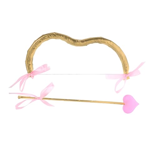 Supvox Cupid Bogen und Schuss Set für Valentinstag Leichtes Cosplay Kostüm Zubehör Romantische Party Dekoration Vielseitig für Fotoshootings und Kostümpartys Geeignet Goldfarben Supvox Cupid Bogen und Schuss Set für Valentinstag Leichtes Cosplay Kostüm Zubehör Romantische Party Dekoration Vielseitig für Fotoshootings und Kostümpartys Geeignet Goldfarben von Supvox