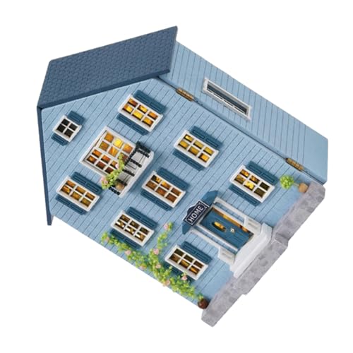 Supvox DIY Miniatur Puppenhaus Bausatz mit Möbeln Holz Miniaturhaus Modellbausatz Tragbares Mini Dollhouse Kit für Kreatives Basteln Weihnachtsdeko Familienaktivität Supvox DIY Miniatur Puppenhaus Bausatz mit Möbeln Holz Miniaturhaus Modellbausatz Tragbares Mini Dollhouse Kit für Kreatives Basteln Weihnachtsdeko Familienaktivität von Supvox