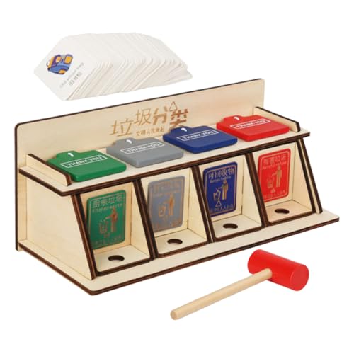 Supvox DIY Müllsortierspielzeug aus Hochwertigem Holz Pädagogisches Lernspielzeug Umweltbewusstsein Kreatives Bastelset für Ab Jahren Langlebig und Sicher Gestaltet Supvox DIY Müllsortierspielzeug aus Hochwertigem Holz Pädagogisches Lernspielzeug Umweltbewusstsein Kreatives Bastelset für Ab Jahren Langlebig und Sicher Gestaltet von Supvox
