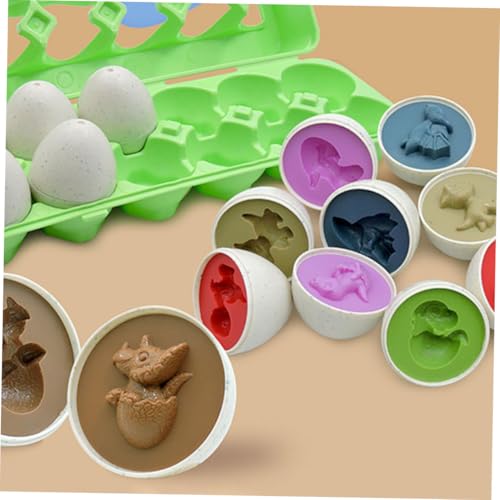 Supvox Dinosaurier Eier Lernspielzeug für Kleinkinder Farbige Formen Erkennung Montessori Ostergeschenk Pädagogisches Matching Gedächtnis und Kognition Supvox Dinosaurier Eier Lernspielzeug für Kleinkinder Farbige Formen Erkennung Montessori Ostergeschenk Pädagogisches Matching Gedächtnis und Kognition von Supvox