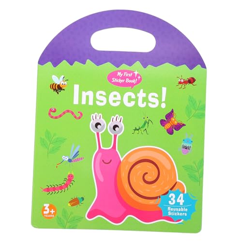 Supvox Fröhliches Frühpädagogisches Stickerbuch für Kognitives Lernspielzeug mit Vielfältigen Szenen Leicht und Tragbar Fördert Sprache Vorstellungskraft und Eltern Junge Mädchen Bindung Supvox Fröhliches Frühpädagogisches Stickerbuch für Kognitives Lernspielzeug mit Vielfältigen Szenen Leicht und Tragbar Fördert Sprache Vorstellungskraft und Eltern Junge Mädchen Bindung von Supvox