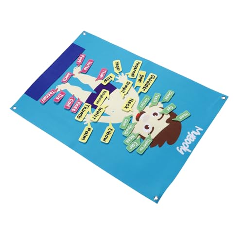 Supvox Großes Human Body Felt Activity Board für Pädagogisches Motorikbrett aus Weichem Filz Fördert Kognitive Entwicklung Feinmotorische Fähigkeiten und Fantasievolles Supvox Großes Human Body Felt Activity Board für Pädagogisches Motorikbrett aus Weichem Filz Fördert Kognitive Entwicklung Feinmotorische Fähigkeiten und Fantasievolles von Supvox