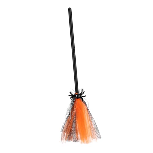 Supvox Halloween Hexenbesen Cosplay Kleiner Hexenbesen Halloween Requisite Orange Zauberbesen für Party und Kostüm Zubehör Supvox Halloween Hexenbesen Cosplay Kleiner Hexenbesen Halloween Requisite Orange Zauberbesen für Party und Kostüm Zubehör von Supvox