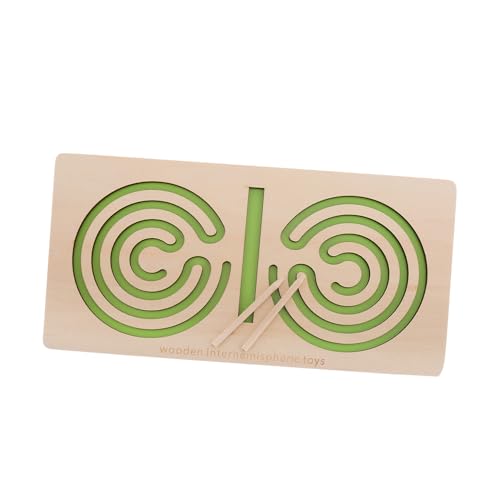 Supvox Holz Maze für Kleinkinder Finger Maze Board Feinmotorik und Hand Auge koordination Montessori inspiriertes Lernspiel für Frühkindliche Geistige Entwicklung Grün Supvox Holz Maze für Kleinkinder Finger Maze Board Feinmotorik und Hand Auge koordination Montessori inspiriertes Lernspiel für Frühkindliche Geistige Entwicklung Grün von Supvox