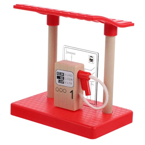 Supvox Holz Zug Zubehör Gas Station Modell aus Holz Glatte Oberfläche Langlebiges Bahnspielzeug für Realistisches Eisenbahn Tankstellen Pädagogisches Baustellen Supvox Holz Zug Zubehör Gas Station Modell aus Holz Glatte Oberfläche Langlebiges Bahnspielzeug für Realistisches Eisenbahn Tankstellen Pädagogisches Baustellen von Supvox