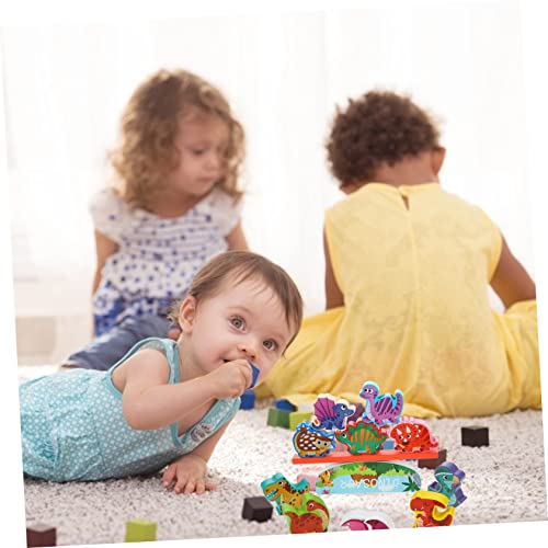 Supvox Holzbausteine Dinosaurier Buntes Tier Balance für Pädagogisches Holzspielzeug Feinmotorik und Kognitiven Fähigkeiten Interaktives Familienspielzeug Ab Jahren Supvox Holzbausteine Dinosaurier Buntes Tier Balance für Pädagogisches Holzspielzeug Feinmotorik und Kognitiven Fähigkeiten Interaktives Familienspielzeug Ab Jahren von Supvox
