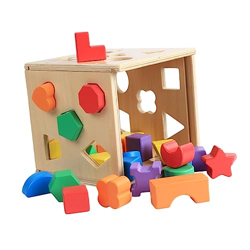 Supvox Holzbausteine Geometrische Formen Sortierspielzeug Pädagogisch Fördert Feinmotorik und Farberkennung für Jungen und Mädchen Ab Jahren Supvox Holzbausteine Geometrische Formen Sortierspielzeug Pädagogisch Fördert Feinmotorik und Farberkennung für Jungen und Mädchen Ab Jahren von Supvox