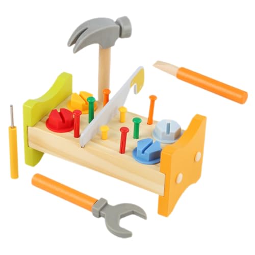 Supvox Holzspielzeug Pounding Peg Werkbank mit Hammer Motorikförderndes Lernspielzeug für Kleinkinder Ab Jahren Sicheres Buntes Montessorispielzeug für Drinnen Fördert Feinmotorik und Supvox Holzspielzeug Pounding Peg Werkbank mit Hammer Motorikförderndes Lernspielzeug für Kleinkinder Ab Jahren Sicheres Buntes Montessorispielzeug für Drinnen Fördert Feinmotorik und von Supvox
