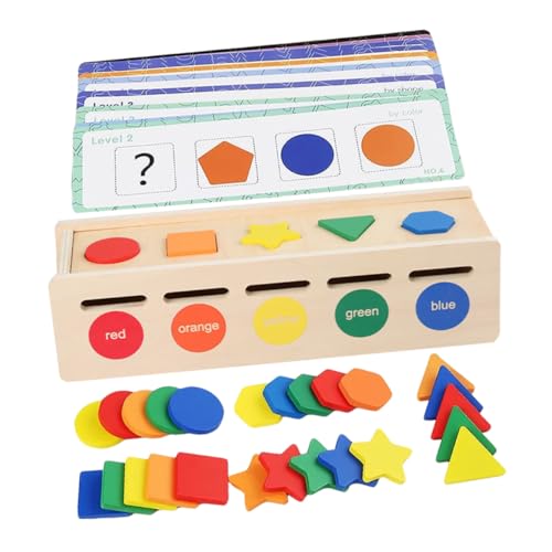 Supvox Holzspielzeug Sortierbox für Motorikspielzeug Ab Jahren Farb und Formerkennung Lernspielzeug zur Feinmotorik Konzentration und Logisches Denken Supvox Holzspielzeug Sortierbox für Motorikspielzeug Ab Jahren Farb und Formerkennung Lernspielzeug zur Feinmotorik Konzentration und Logisches Denken von Supvox