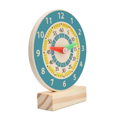 Supvox Holzuhr Lernspielzeug für Kleinkinder Bunte Formen und Zeiterkennung Montessori Lernuhr Pädagogisches Holzspielzeug für Vorschulkinder und Familieninteraktion Supvox Holzuhr Lernspielzeug für Kleinkinder Bunte Formen und Zeiterkennung Montessori Lernuhr Pädagogisches Holzspielzeug für Vorschulkinder und Familieninteraktion von Supvox