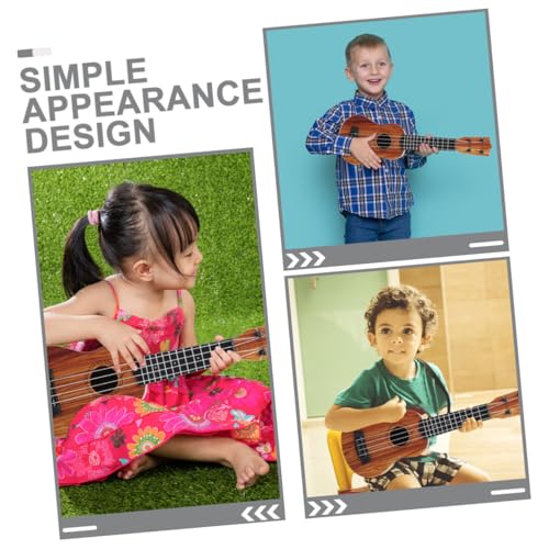 Supvox Kinderspielzeug Ukulele Simulation Gitarre aus Leichtes Mini Musikinstrument für Jungen und Mädchen Pädagogisches Lernspielzeug für Kleinkinder Tragbar und Sicher Gestaltet Supvox Kinderspielzeug Ukulele Simulation Gitarre aus Leichtes Mini Musikinstrument für Jungen und Mädchen Pädagogisches Lernspielzeug für Kleinkinder Tragbar und Sicher Gestaltet von Supvox