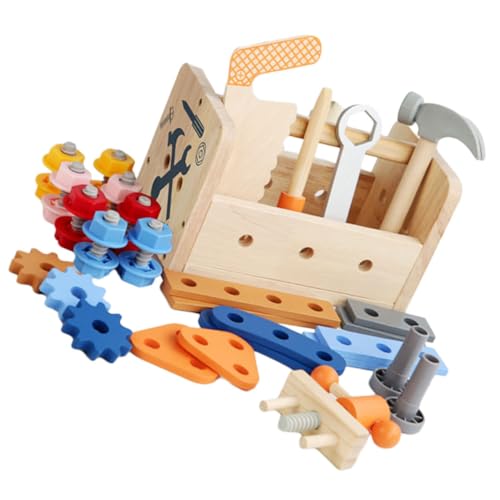 Supvox Lernspielzeug Holz Werkzeugset Stabiles Reparaturspielzeug Fördert Feinmotorik Hand Auge Koordination Pädagogisches für Jungen Mädchen Ab Jahren Supvox Lernspielzeug Holz Werkzeugset Stabiles Reparaturspielzeug Fördert Feinmotorik Hand Auge Koordination Pädagogisches für Jungen Mädchen Ab Jahren von Supvox