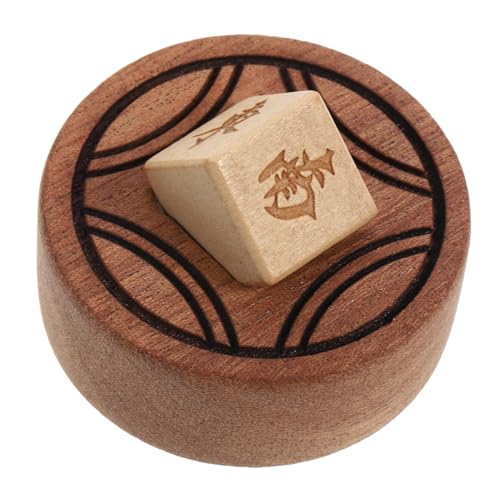 Supvox Mahjong Würfel aus Echtem Holz Kleine Spielwürfel Leicht und Handlich Traditionelles Chinesisches Zubehör für Gesellschaftsspiele für Partys Zuhause und Freizeitspaß Supvox Mahjong Würfel aus Echtem Holz Kleine Spielwürfel Leicht und Handlich Traditionelles Chinesisches Zubehör für Gesellschaftsspiele für Partys Zuhause und Freizeitspaß von Supvox