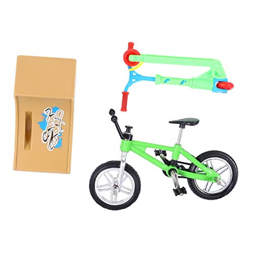 Supvox Mini Finger Scooter und Bike aus Aluminiumlegierung und Kunststoff Robustes Fingerspielzeug mit Rampe Tragbares Stressabbau für Finger Sportfans und Geschenkideen Supvox Mini Finger Scooter und Bike aus Aluminiumlegierung und Kunststoff Robustes Fingerspielzeug mit Rampe Tragbares Stressabbau für Finger Sportfans und Geschenkideen von Supvox