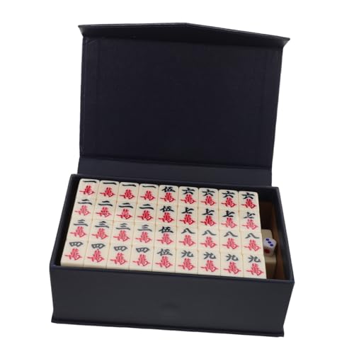 Supvox Mini Mahjong Set Tragbar Kompaktes Miniatur Chinesisches Mahjong mit Gravierten Soliden Spielsteinen Leicht und Langlebig Für Reisen Camping Und Unterhaltung Im Freien Supvox Mini Mahjong Set Tragbar Kompaktes Miniatur Chinesisches Mahjong mit Gravierten Soliden Spielsteinen Leicht und Langlebig Für Reisen Camping Und Unterhaltung Im Freien von Supvox
