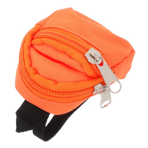 Supvox Mini Puppenrucksack aus Strapazierfähigem Dekoratives Mini Schulranzen Modell für Puppenhaus Zubehör Detailreiches Design als Spielzeugdekoration für Orange Supvox Mini Puppenrucksack aus Strapazierfähigem Dekoratives Mini Schulranzen Modell für Puppenhaus Zubehör Detailreiches Design als Spielzeugdekoration für Orange von Supvox