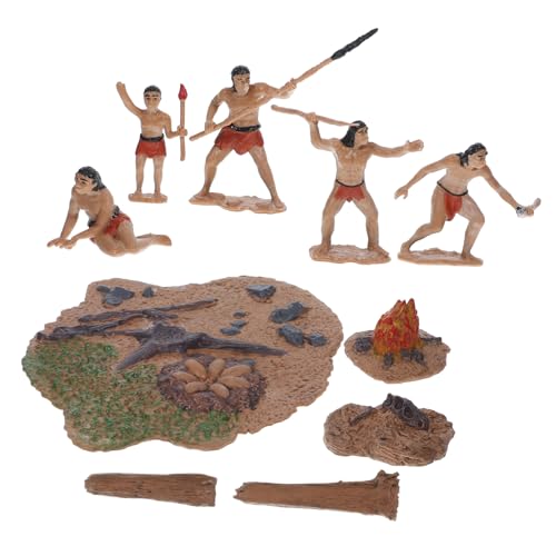 Supvox Miniatur Primitive Menschen Figuren Detailreich Langlebig Tragbar für Mikrolandschaft Dekoration Kreatives Bastelspielzeug für Stilvolle Tisch Regalverzierung Supvox Miniatur Primitive Menschen Figuren Detailreich Langlebig Tragbar für Mikrolandschaft Dekoration Kreatives Bastelspielzeug für Stilvolle Tisch Regalverzierung von Supvox