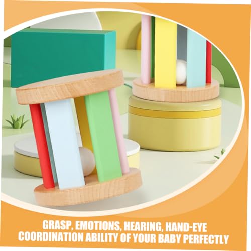 Supvox Montessori Holz rolltrommel Babyspielzeug Holzrassel Greifling Musikinstrument für Frühe Bildung Ab Jahr Glatte Oberfläche Leichtes Langlebiges Lernspielzeug zur Klang Supvox Montessori Holz rolltrommel Babyspielzeug Holzrassel Greifling Musikinstrument für Frühe Bildung Ab Jahr Glatte Oberfläche Leichtes Langlebiges Lernspielzeug zur Klang von Supvox