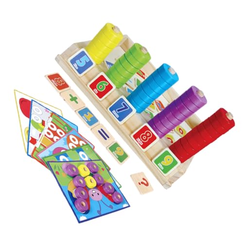 Supvox Montessori Holzbauklötze Lernspielzeug Pädagogisches Mathe Puzzle Ab Jahren Fördert Feinmotorik Zahlenverständnis Hand Auge koordination und Kreatives Denken für Jungen und Supvox Montessori Holzbauklötze Lernspielzeug Pädagogisches Mathe Puzzle Ab Jahren Fördert Feinmotorik Zahlenverständnis Hand Auge koordination und Kreatives Denken für Jungen und von Supvox